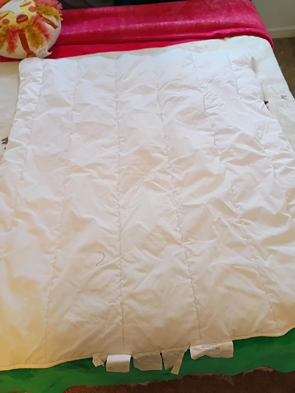 IKEA LEN Duvet Insert Crib White. 49 X 43